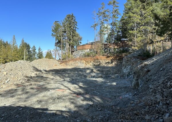 Shawnigan Lake build site