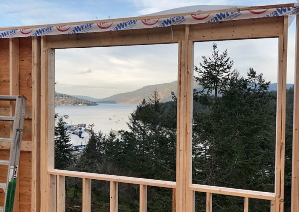 Custom home with a view