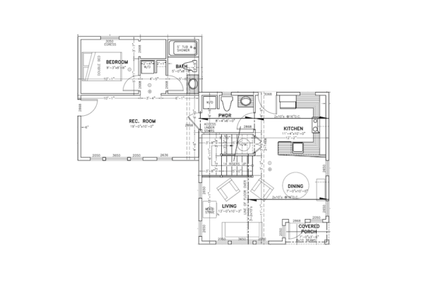 Floor plans for cabin